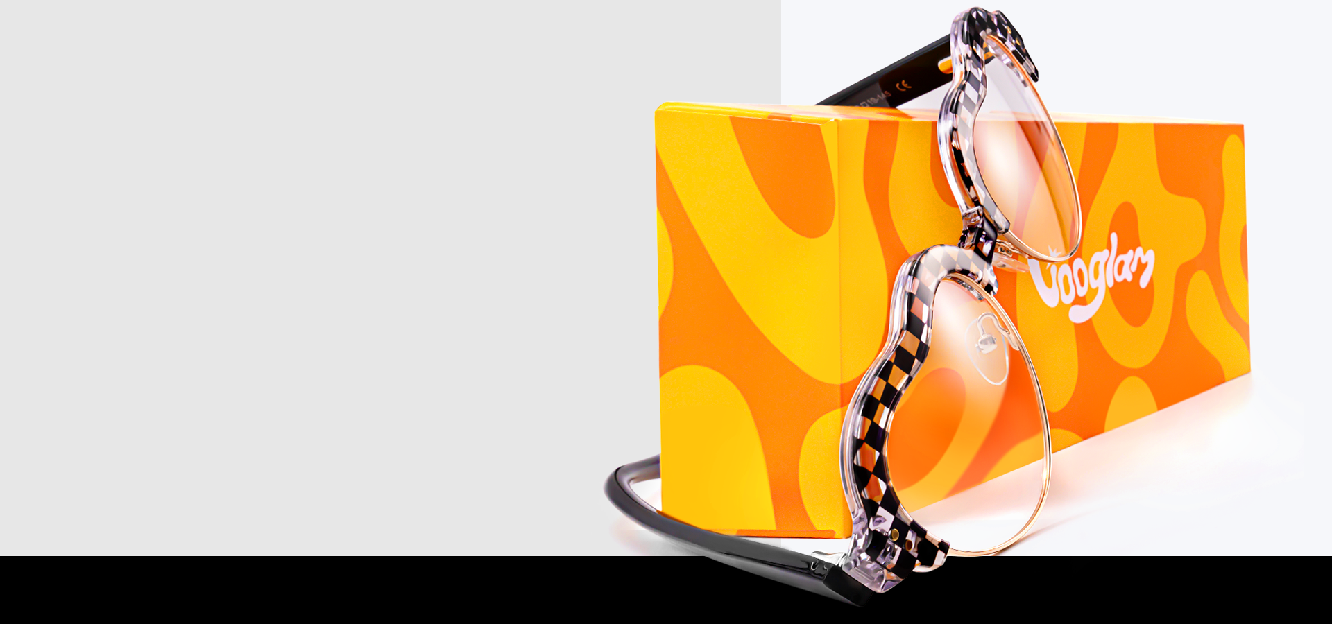 Your style will be never limited with Vooglam's uniquely designed half frame glasses.  This collection of frame designs emphasizes creativity and freedom.  Paired with bold makeup and fashionable outfits, you can confidently show the innovation and breakthrough spirit of half-rim glasses.  The overall aesthetic of the half-frame is modern, artistic, and visually appealing.