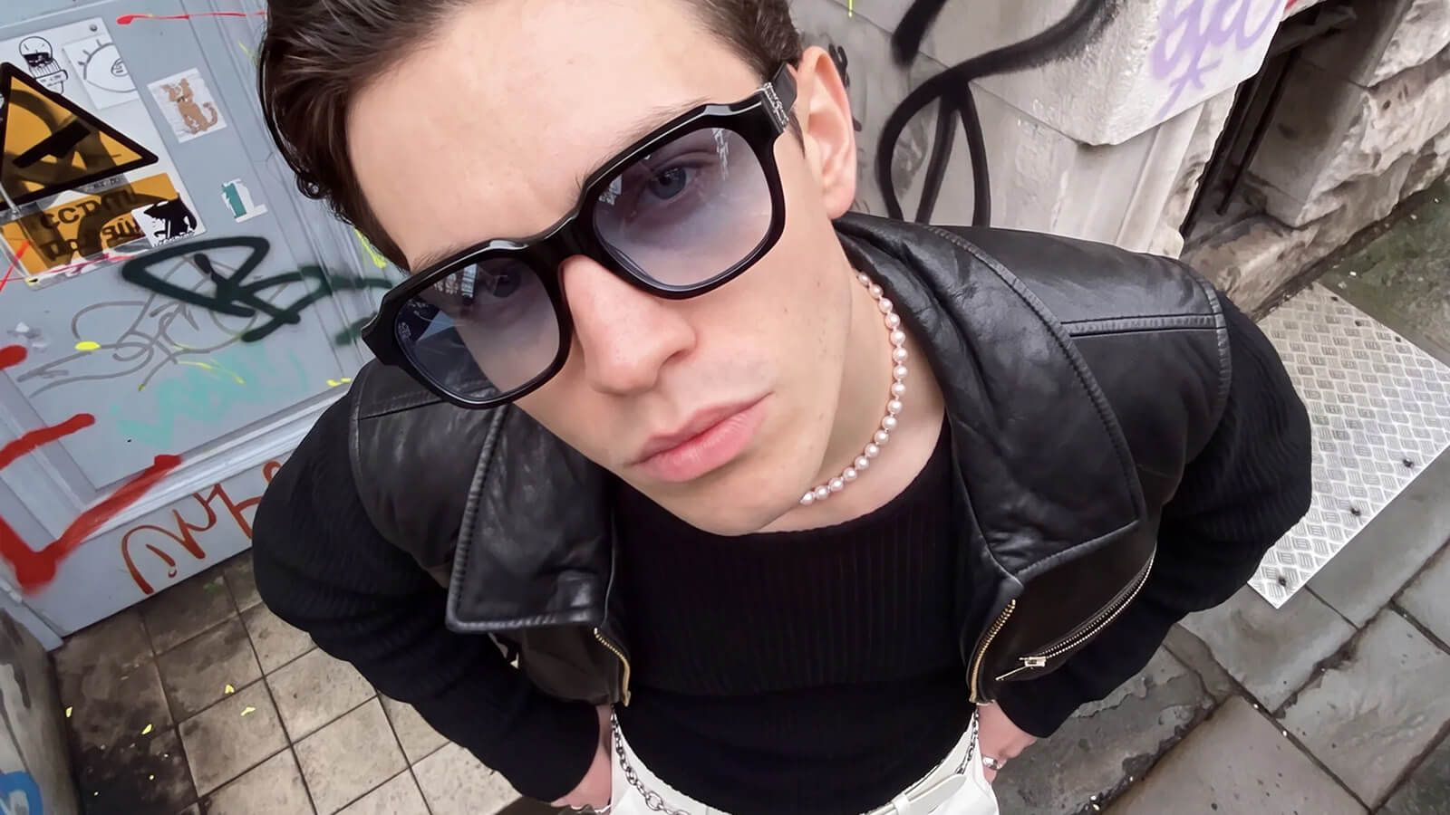 Leather & Acetate: Styling Heavy Jackets with 90s Grunge Frames