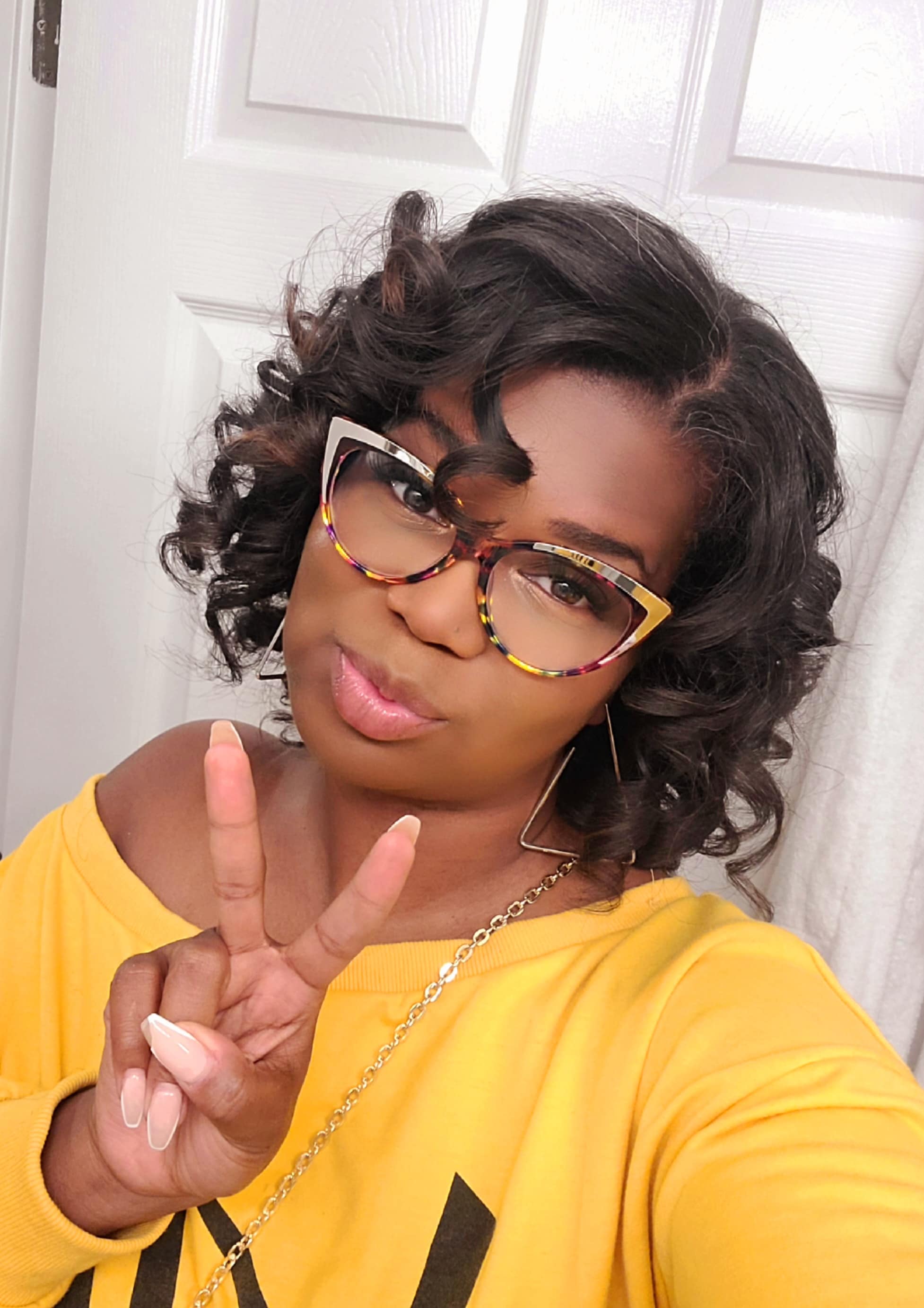 Langley Cat Eye Multicolor Eyeglasses Vooglam