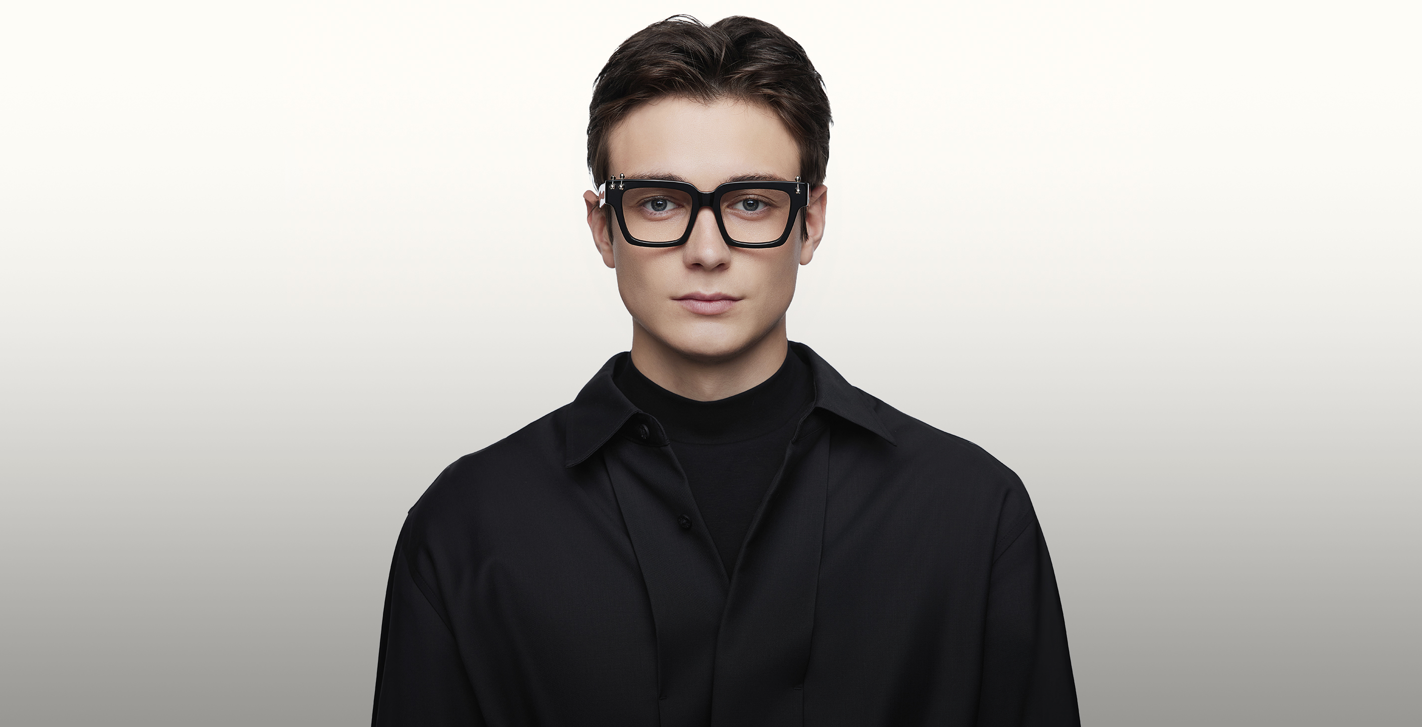 Striking eyewear frame with a unique shape