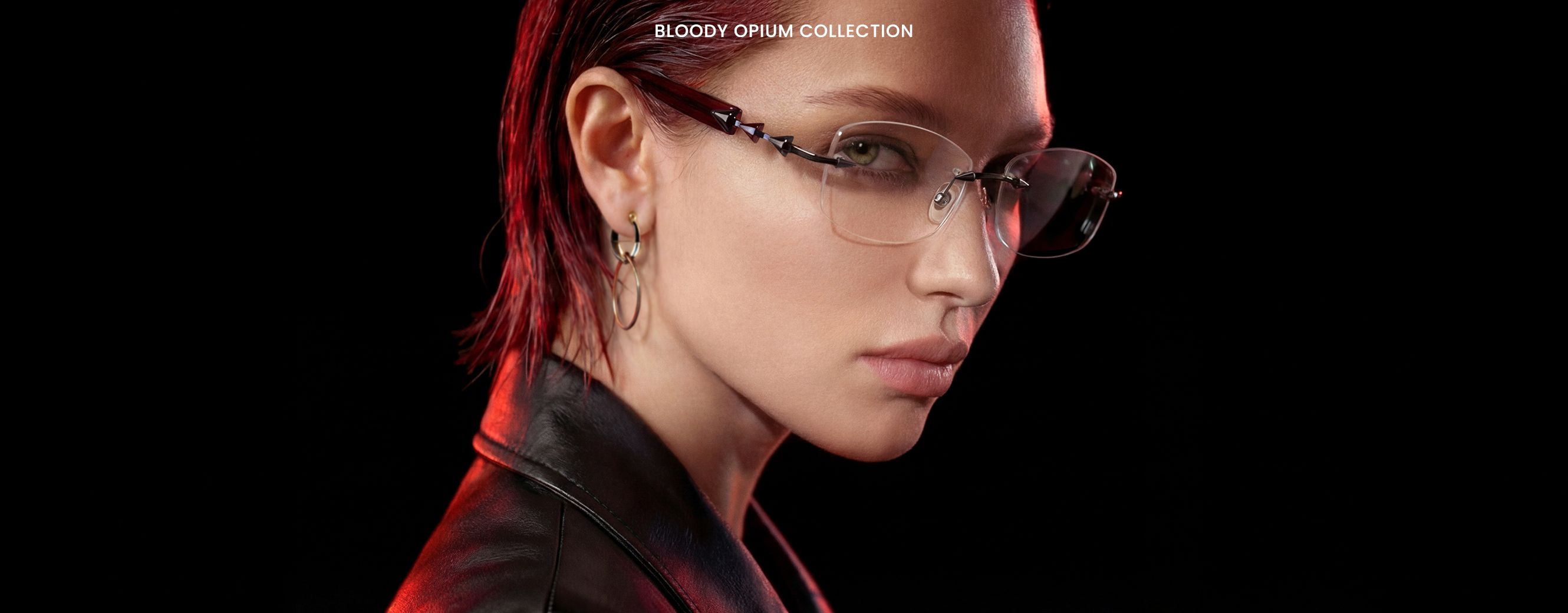vooglam Bloody Opium black and red eyewear collection