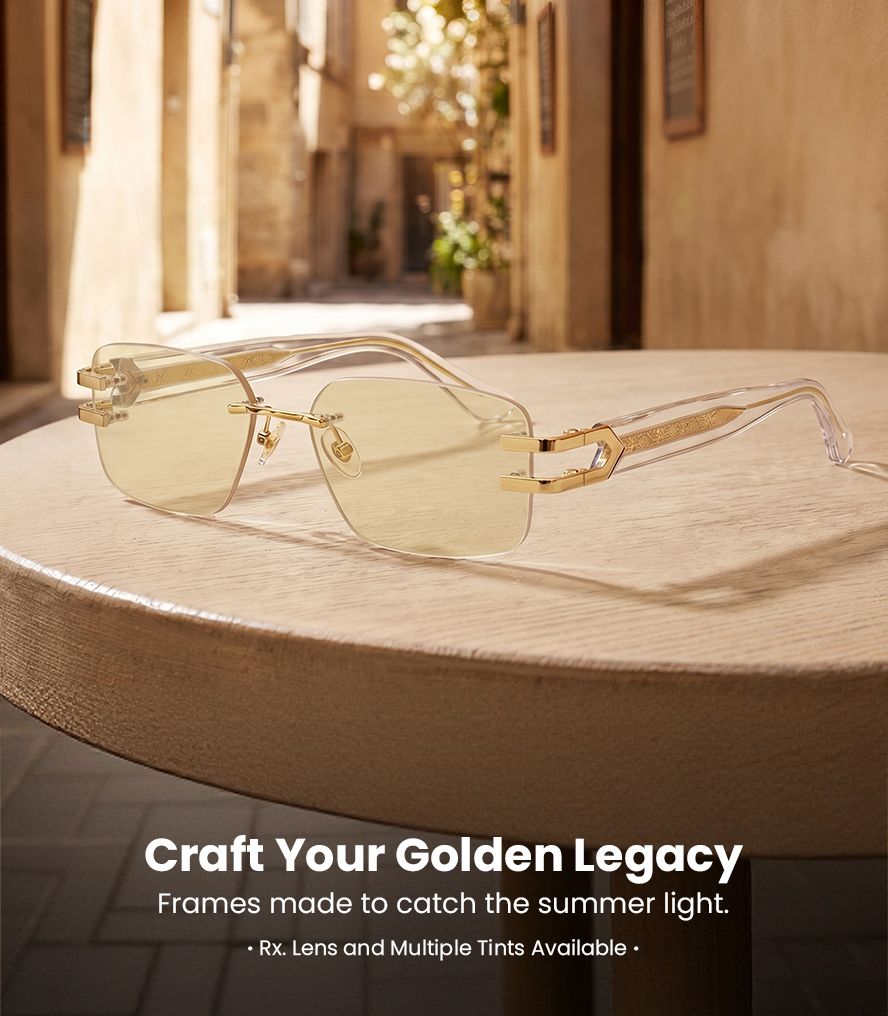 Aviator turquoise jewelry glasses - EI Dorado unique streetwear glasses