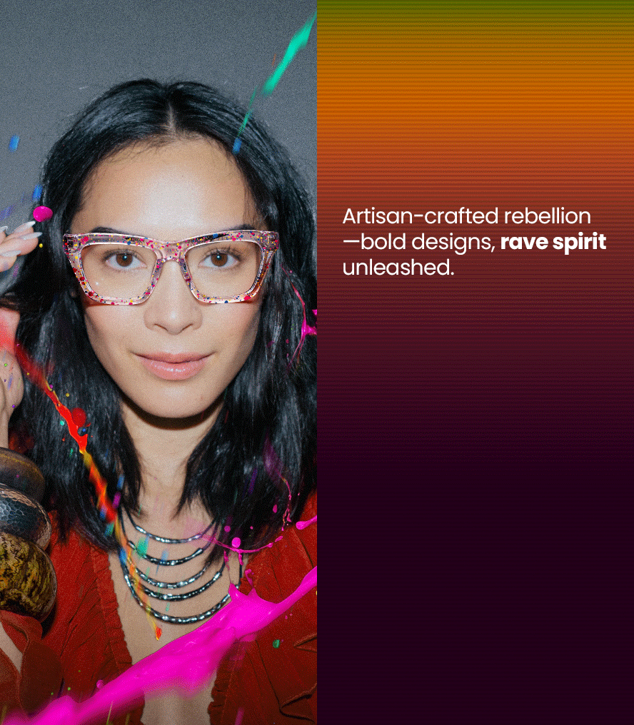 Bold designs, rave spirit unleashed.