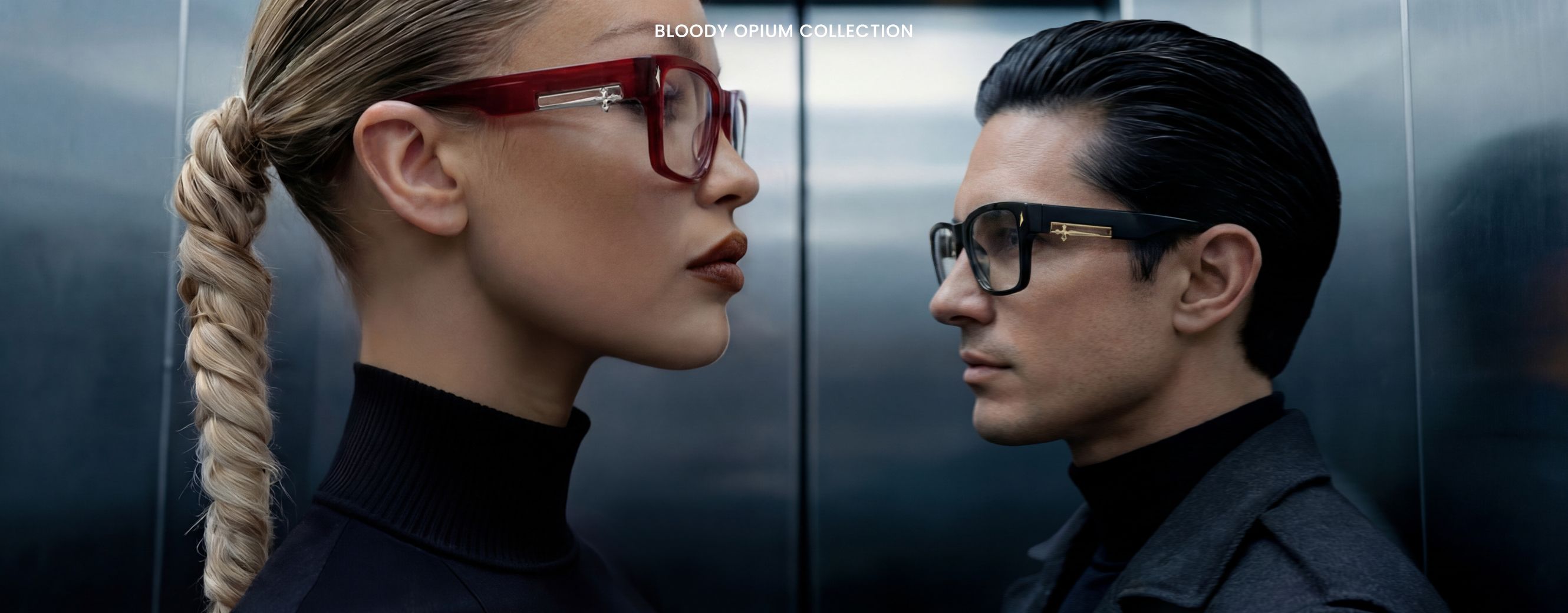 vooglam Bloody Opium black and red eyewear collection