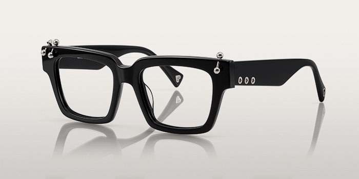 Striking eyewear frame with a unique shape