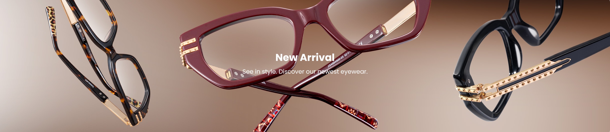Discover the latest new glasses frames with trending eyewear styles. Find fashionable eyeglass frames perfect for any occasion or prescription.