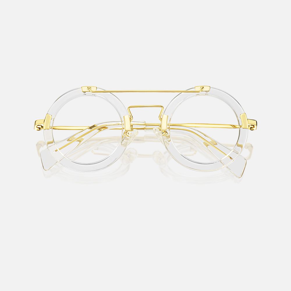Discover all kinds of glasses shapes and shop Vooglam Avant-garde Round Glasses
