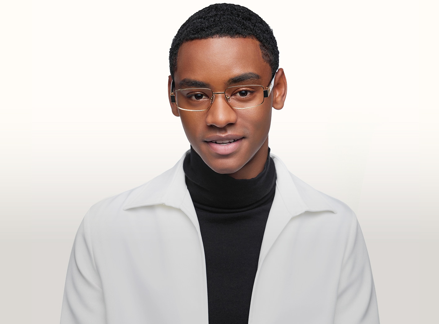 Aurae - Rectangle Grey Eyeglasses