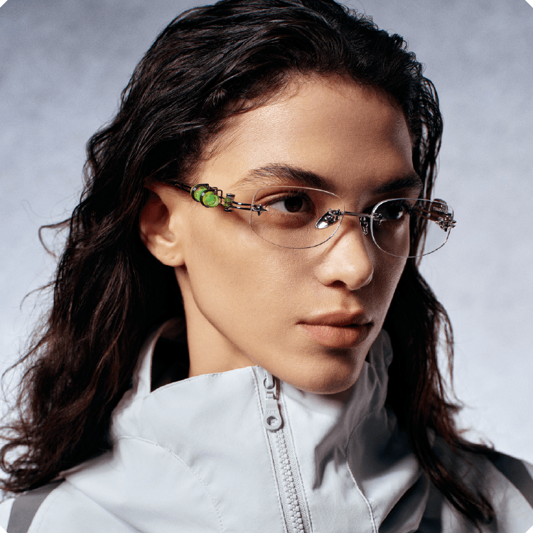 Vooglam X Tombogo avant garde glasses