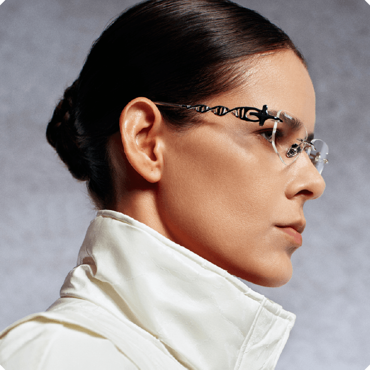 Vooglam X Tombogo avant garde glasses