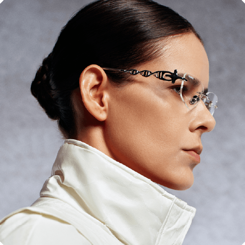 Vooglam X Tombogo avant garde glasses