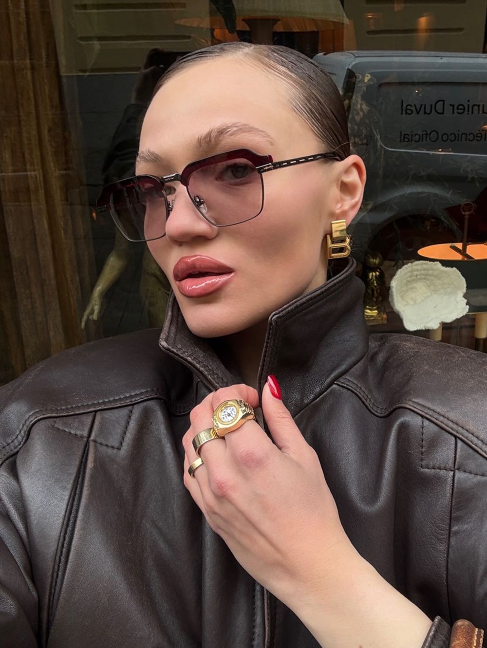 Vooglam designer glasses in real world: null street smart outfit with unique vooglam x tombogo glasses