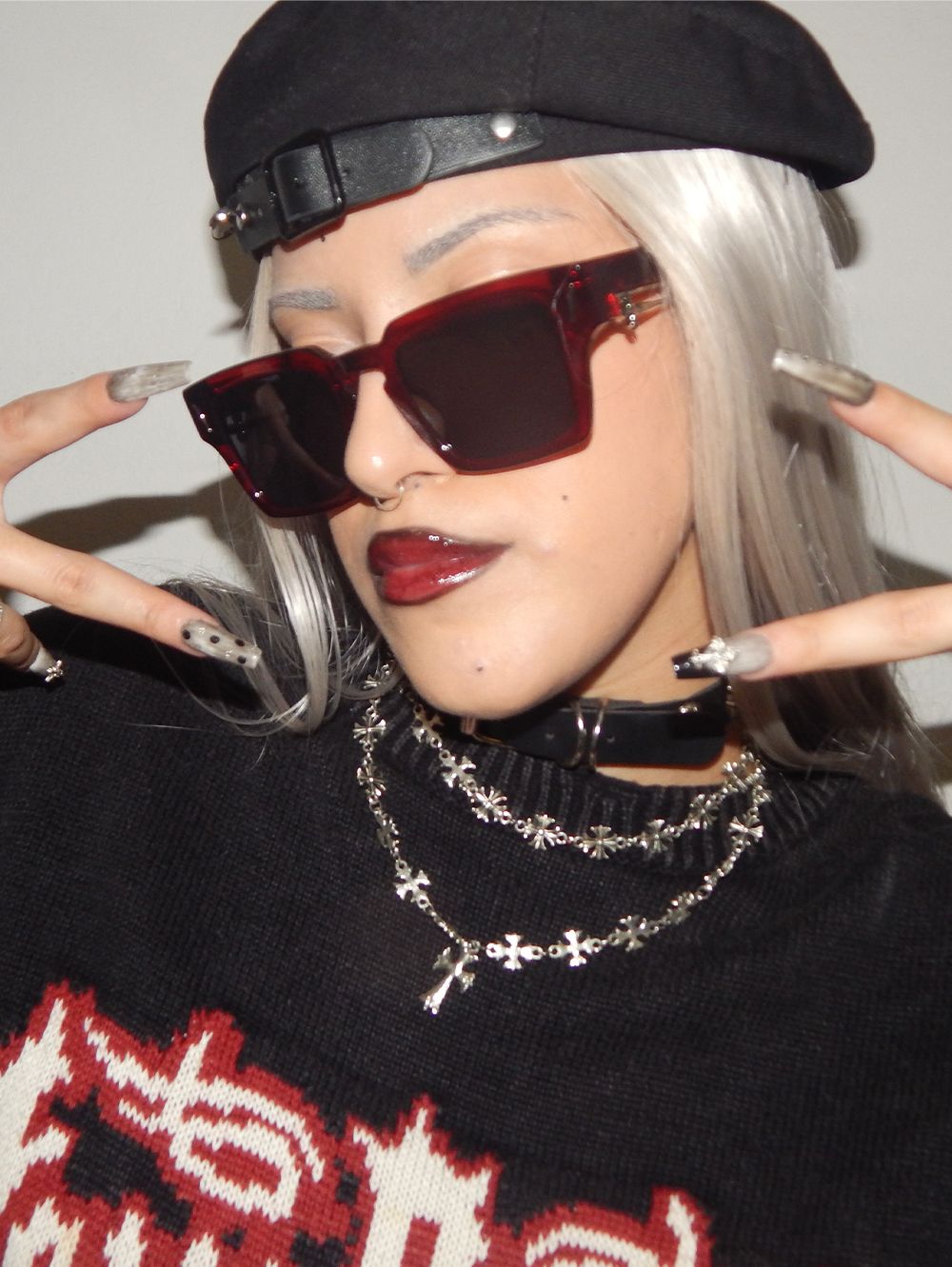 Vooglam designer glasses in real world: null street smart outfit with unique vooglam x tombogo glasses