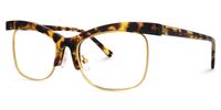 Orozco - Browline Tortoise Eyeglasses | Vooglam Front View