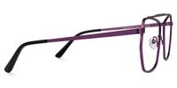 Alexa - Aviator Purple Eyeglasses | Vooglam 
