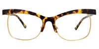 Orozco - Browline Tortoise Eyeglasses | Vooglam Angle View