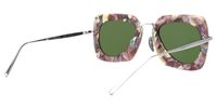 Square Purple Sunglasses | Vooglam.com Side View