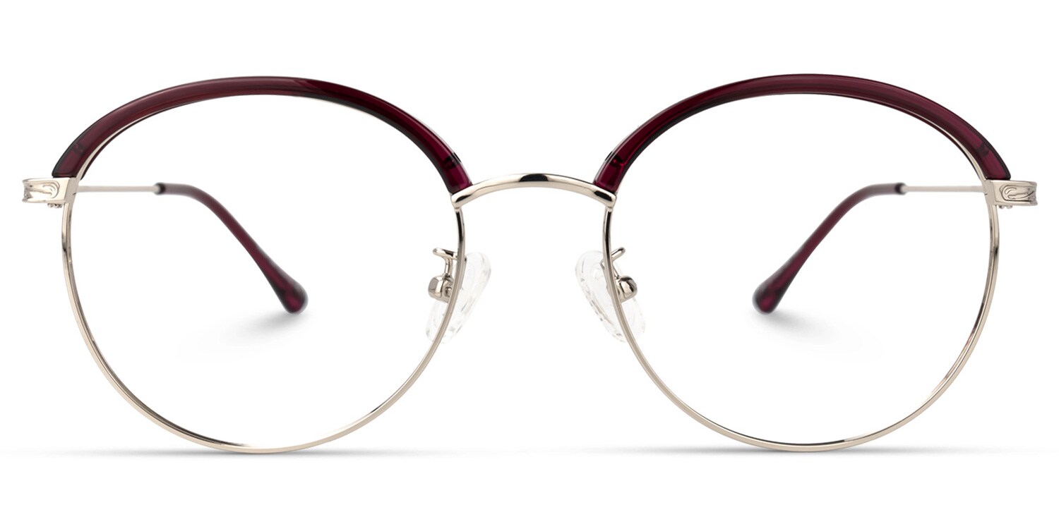 

Dianne - Round Amaranth Eyeglasses