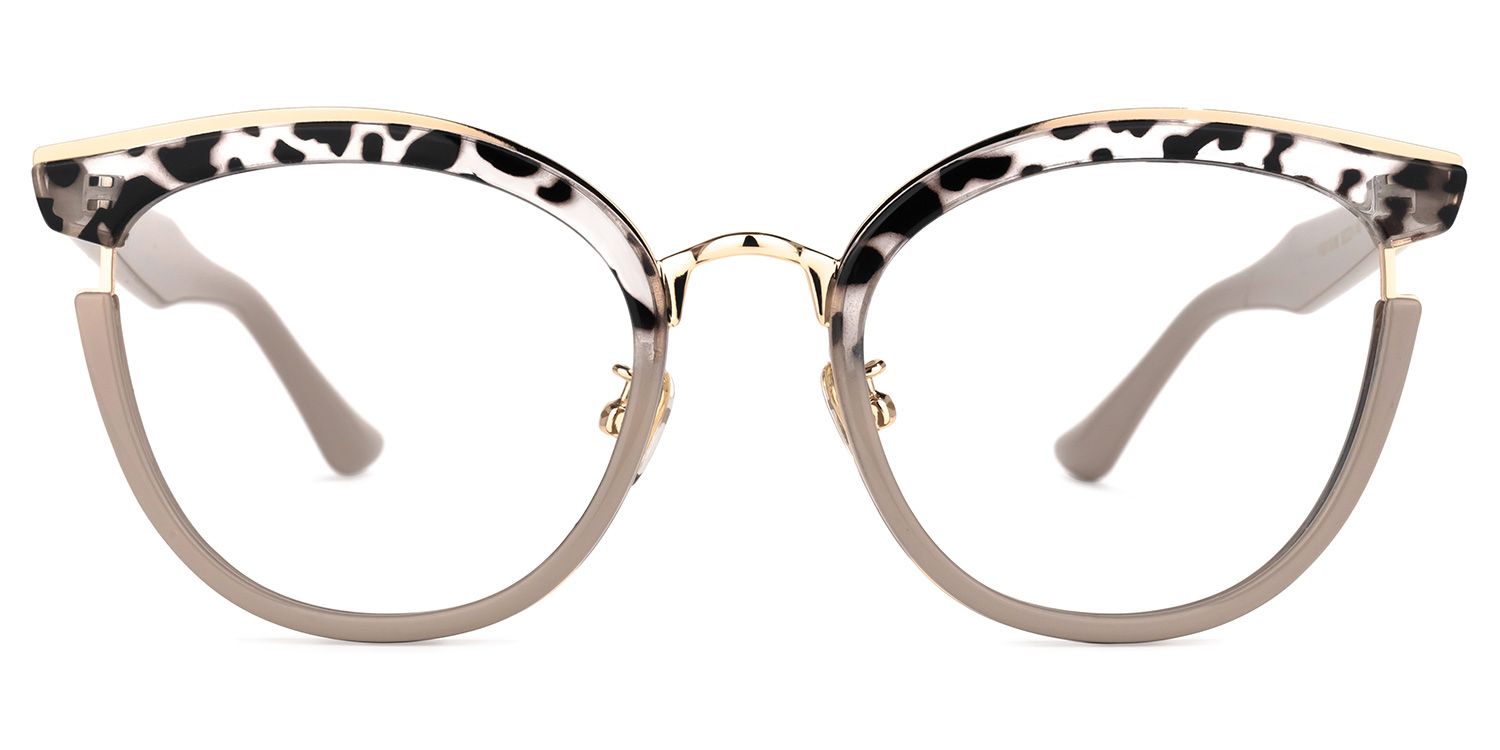 Retro - Tortoise Print Cat Eye Glasses Bohemian Chic | Vooglam Angle View