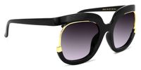 Round Black Sunglasses | Vooglam.com 