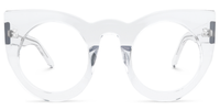 Cat Eye Crystal Eyeglasses ▏Vooglam.com Angle View