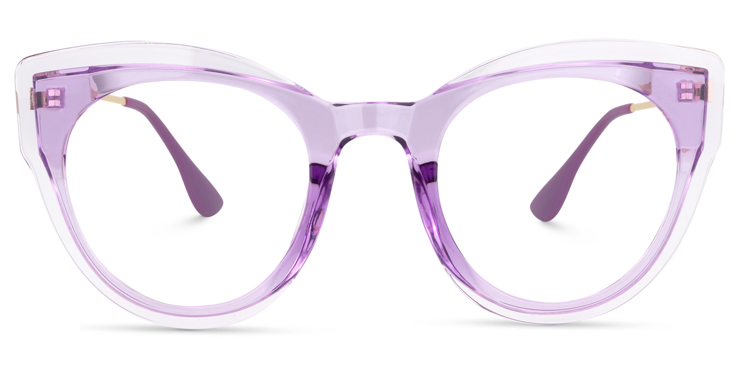 

Fabiola - Cat Eye Purple Eyeglasses