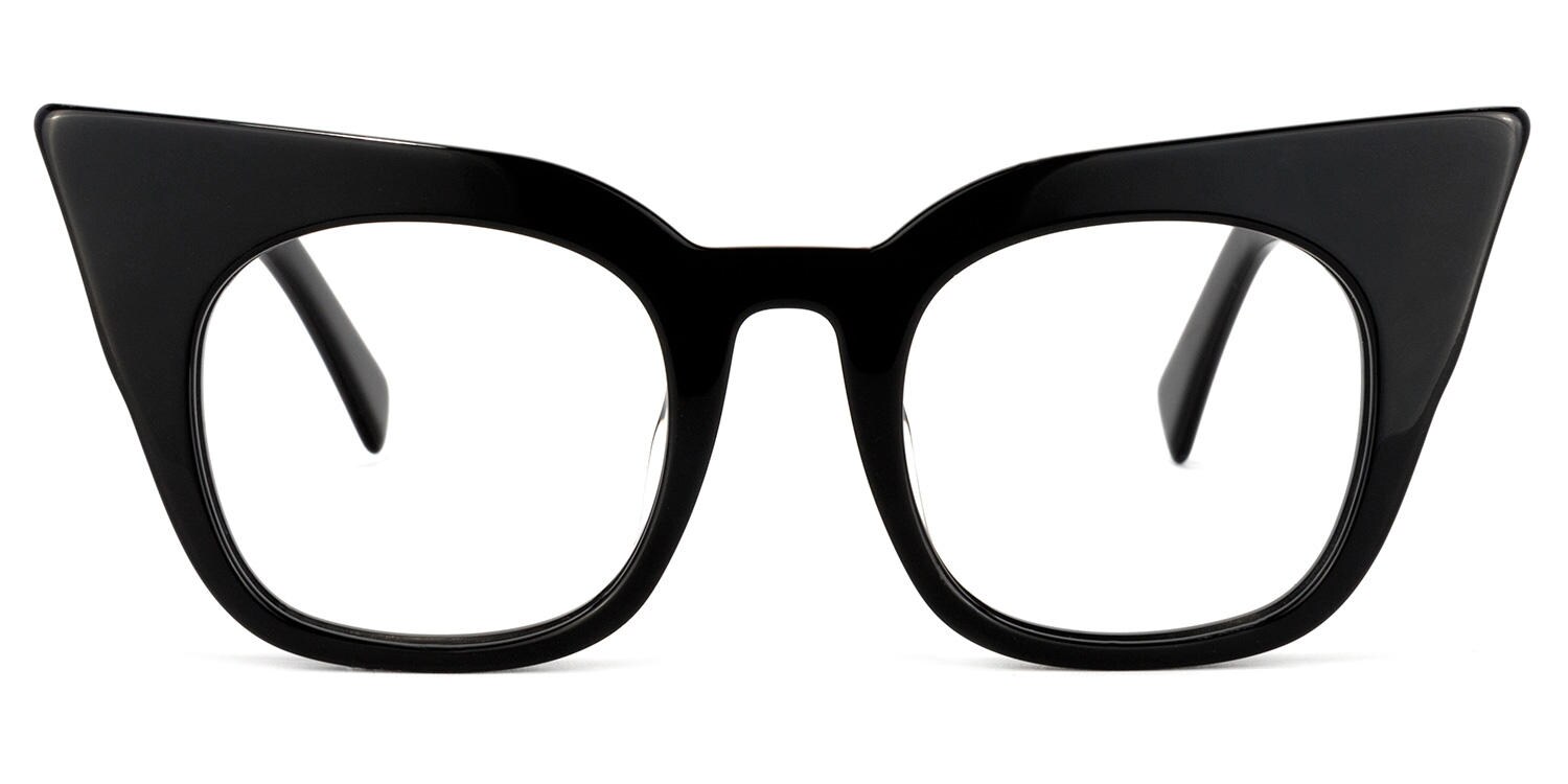 

Chandra - Cat Eye Black Eyeglasses