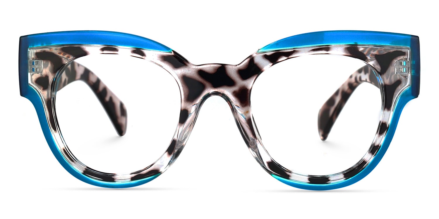 

Maribel - Round Leopard Eyeglasses