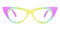 Cat Eye Rainbow Eyeglasses | Vooglam.com Angle View