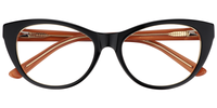 Penelope Cat Eye Black Eyeglasses - 1