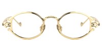 Callum - Oval Gold Eyeglasses - 1