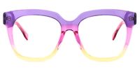 Square Colorful Eyeglasses | Vooglam.com Angle View