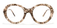 Abril Round Light/Tortoise Eyeglasses - 1