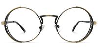 Rojas - Round Green Eyeglasses | Vooglam Angle View