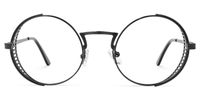 Rojas - Round Black Eyeglasses | Vooglam Angle View
