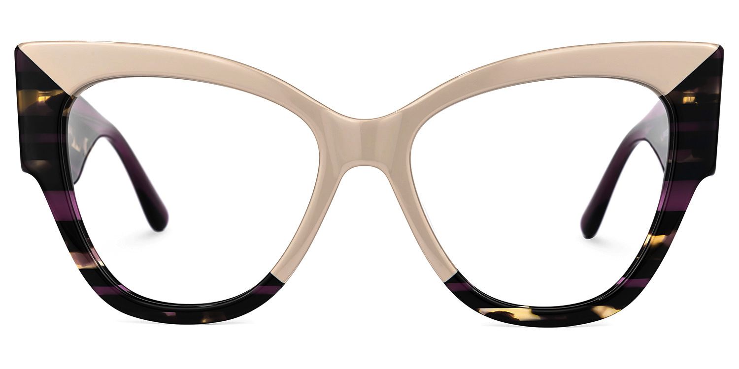 Tovar - Square Brown Eyeglasses | Vooglam Angle View