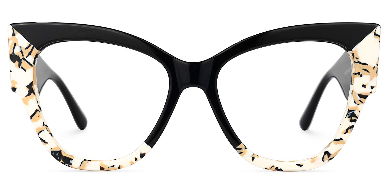 Tovar - Square Black Eyeglasses | Vooglam Angle View