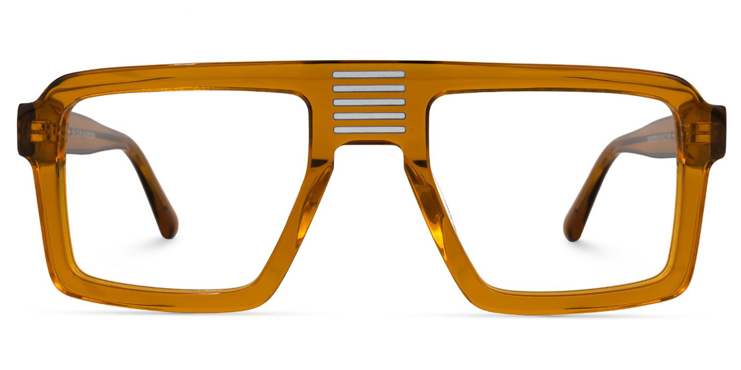 Russeau - Aviator Brown Eyeglasses product detail 2