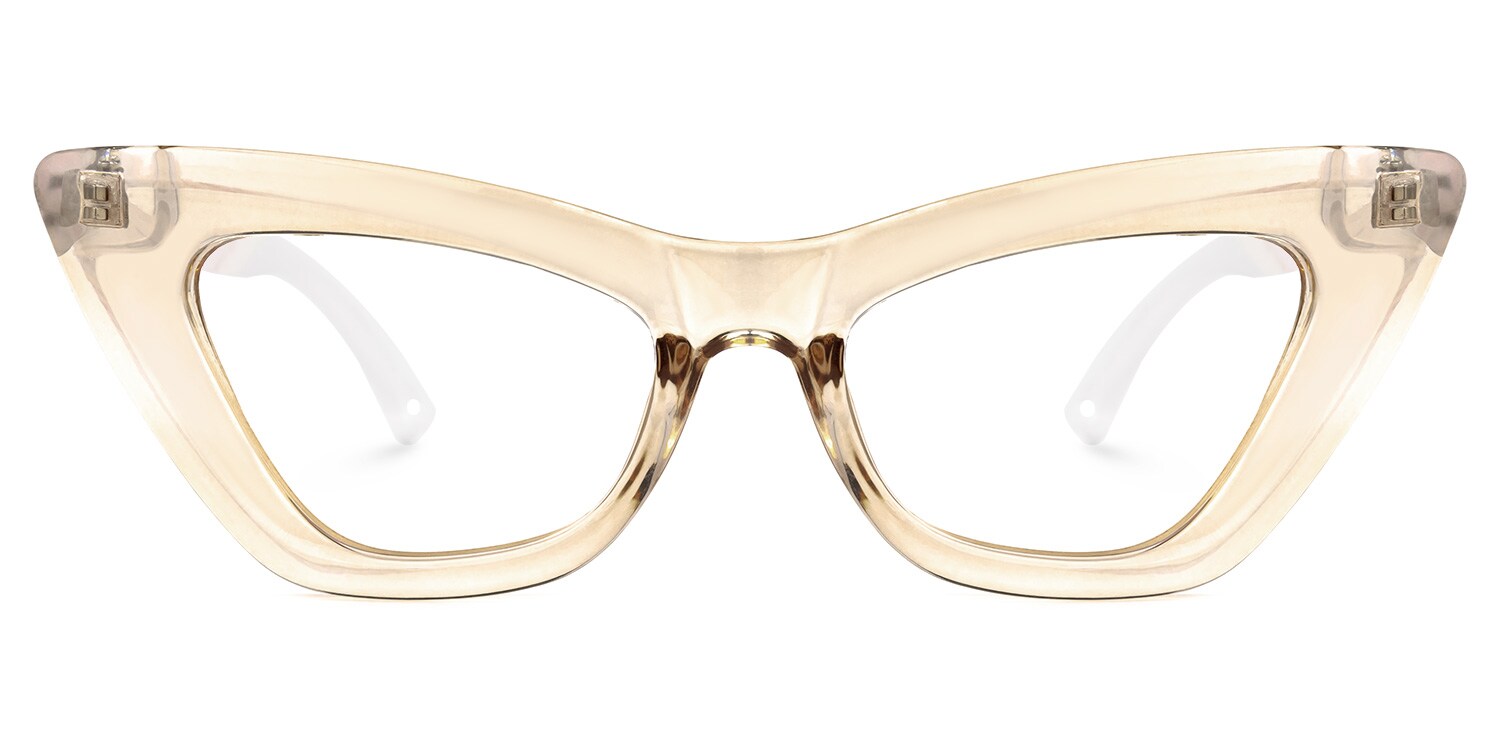

Binta - Cat Eye Brown Eyeglasses