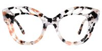 Wimberly - Cat Eye Pattern Eyeglasses | Vooglam Angle View