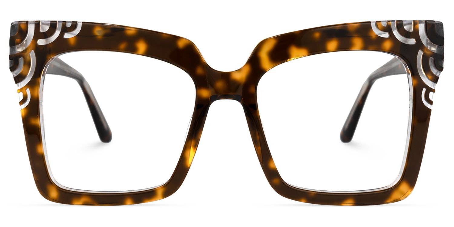 Yamizka - Square Tortoise Eyeglasses product detail 2