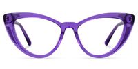 Jimenez - Cat Eye Purple Eyeglasses | Vooglam Angle View
