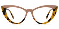 Jimenez - Cat Eye Tortoise Eyeglasses | Vooglam Angle View