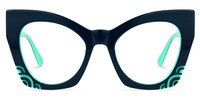 Lozano - Cat Eye Blue Eyeglasses - 1