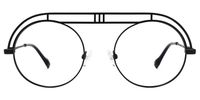 Valverde - Aviator Black Eyeglasses | Vooglam Angle View