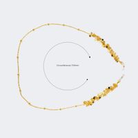 Fashionable Gold Glasses Chains | Vooglam.com Side View