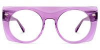 Archibald - Aviator Purple Eyeglasses | Vooglam Angle View