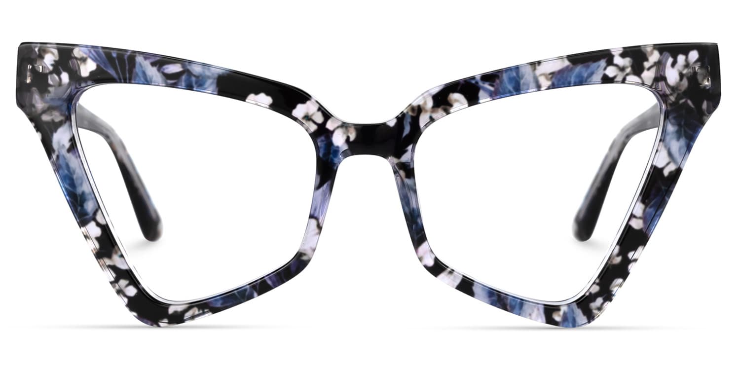 

Raphael - Butterfly Blue/Floral Eyeglasses