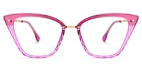 Mayfield - Browline Pink Eyeglasses - 1