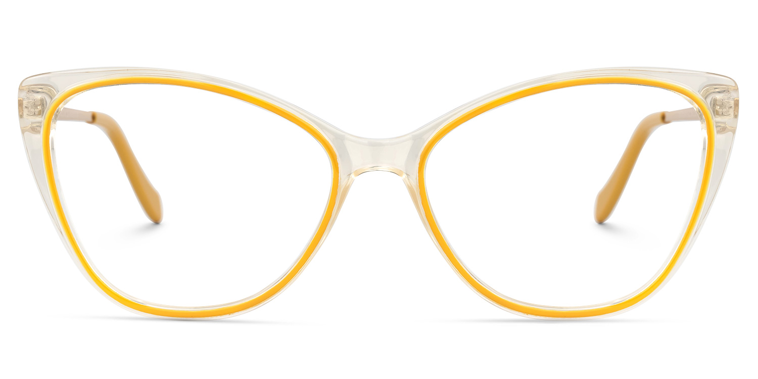 

Mendoza - Cat Eye Yellow Eyeglasses
